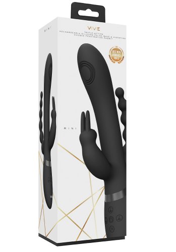 VIVE Rini Triple Action Rabbit, Svart