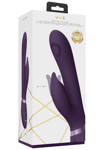 VIVE Aimi Triple Action G-Spot Rabbit, purple