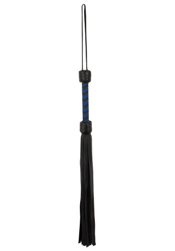 Leather Flogger, Blue