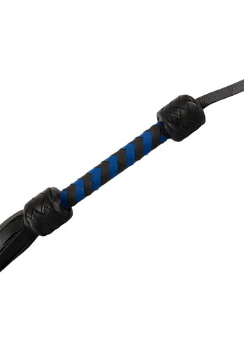 Leather Flogger, Blue