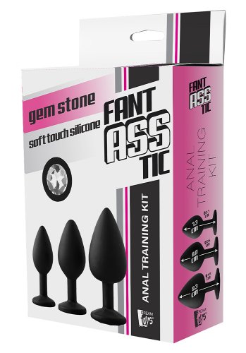 Fantasstic Anal Training Kit, White Stone
