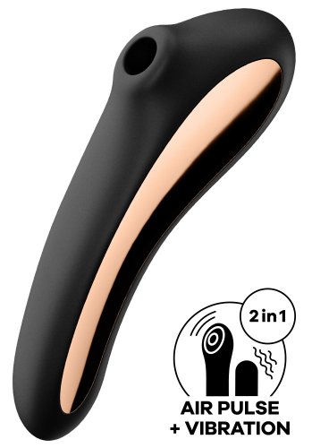 Satisfyer Dual Kiss Black