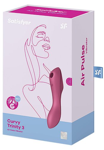 Satisfyer Curvy Trinity 3, Red