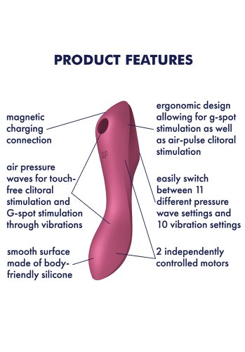 Satisfyer Curvy Trinity 3, Red