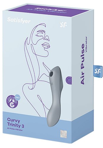 Satisfyer Curvy Trinity 3, Bluegrey