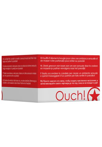 Ouch Massageljus, röd