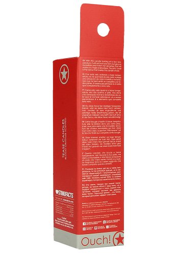 Ouch Tease Candle 4-pack, röd