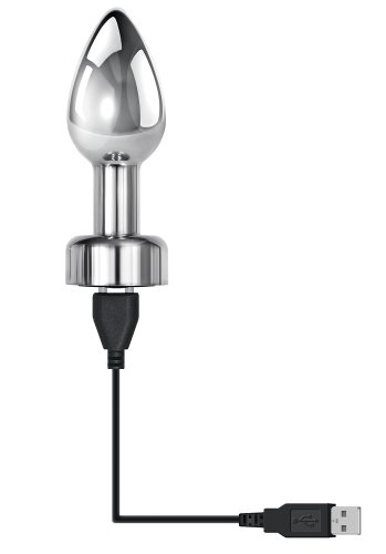 Rockin Vibrerande analplugg i metall