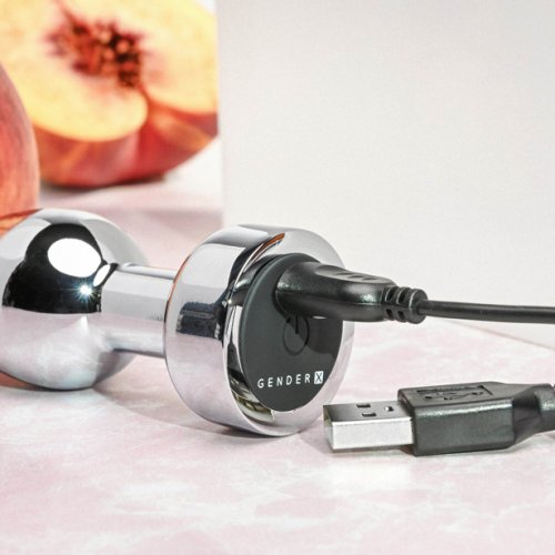 Rockin Vibrerande analplugg i metall