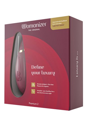 Womanizer Premium 2, Bordeaux