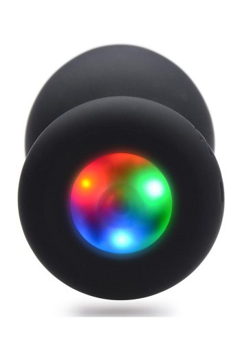 Light-Up Silikon Analplugg, Large