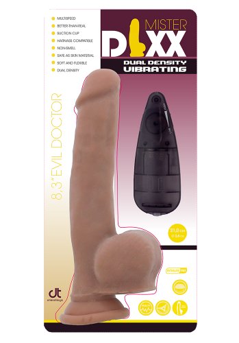 Evil Doctor Dual Density Vibrating Dildo 21 cm