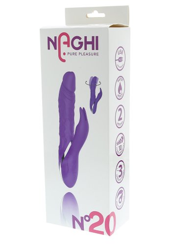Naghi Rechargeable Purple Duo Vibe