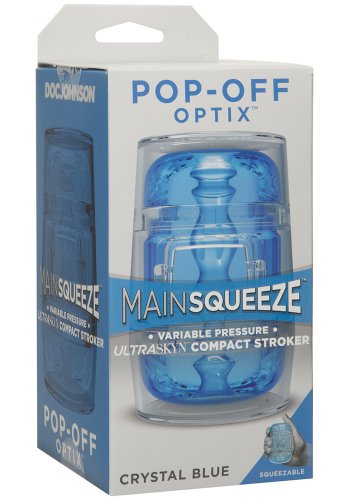 Main Squeeze Pop-Off Optix, Crystal Blue