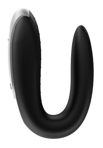 Satisfyer Double Fun Parvibrator, Svart
