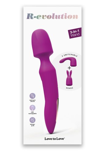 R-evolution Wonderful 3-in-1 Wand Sweet Orchid