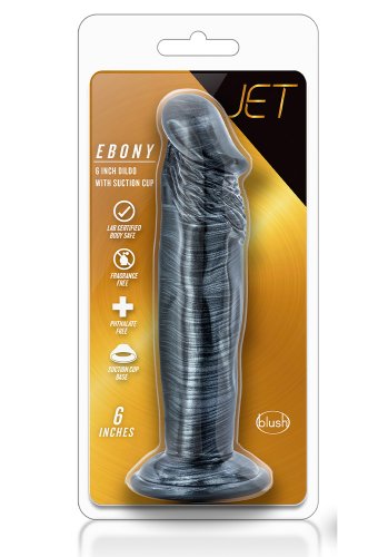 Jet Ebony Dildo 17 cm