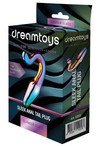Glamour Glass Sleek Anal Tail Plug