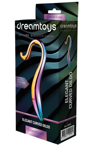 Glamour Glass Elegant Curved Dildo