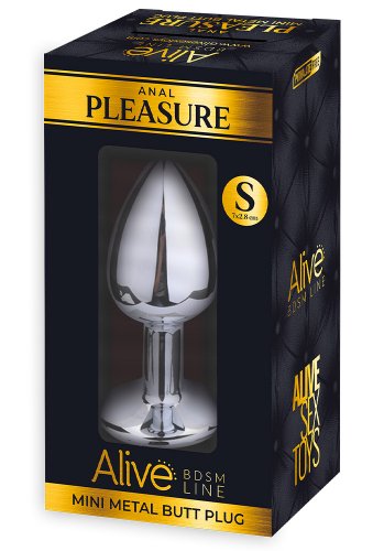 Alive BDSM Line Analplugg metall Small, Rosa