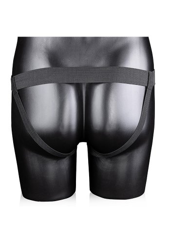 Ouch! Gunmetall Hollow Strap-On 20 cm