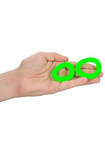 Glow in the Dark Cockring Set 2 delar