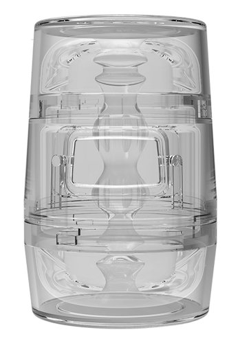 Main Squeeze Pop-Off Optix Pussy and Ass, Klar