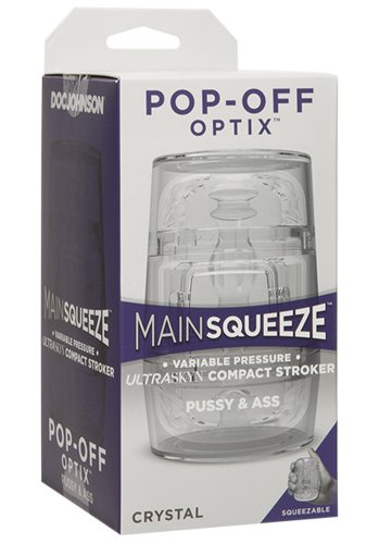Main Squeeze Pop-Off Optix Pussy and Ass, Klar