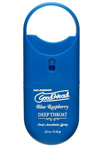 Juicy Head Deep Throat Spray Blue Raspberry, 9 ml