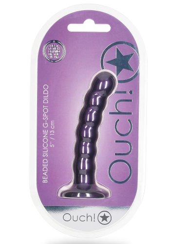 Beaded Silicone G-Spot Dildo 13 cm