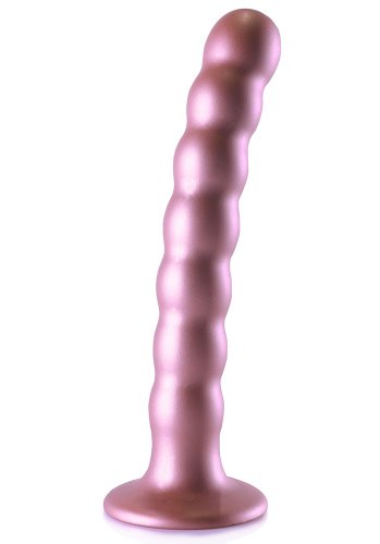 Beaded Silicone G-Spot Dildo 16,5 cm