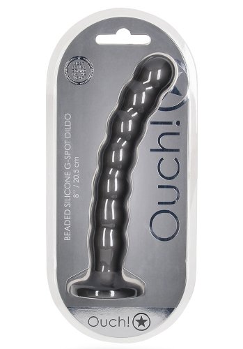 Beaded Silicone G-Spot Dildo 20,5 cm