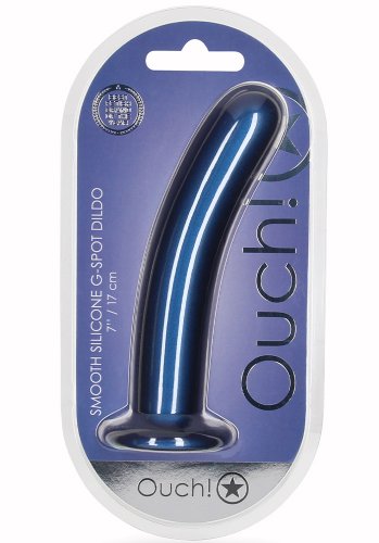 Smooth Silicone G-Spot Dildo 17 cm
