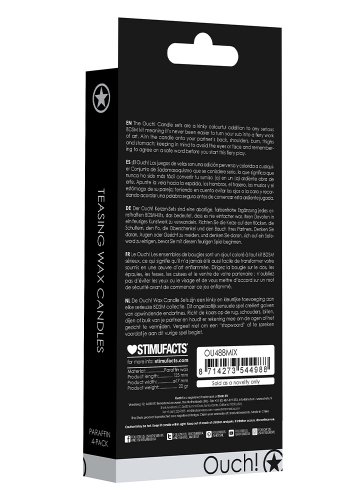 BDSM Vaxljus Mix 4-pack