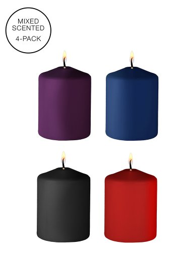Ouch Tease Candle 4-pack, Mix