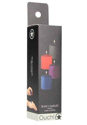 Ouch Tease Candle 4-pack, Mix
