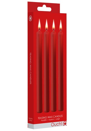 BDSM Vaxljus Röda Large 4-pack