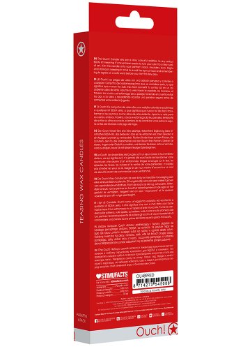 BDSM Vaxljus Röda Large 4-pack