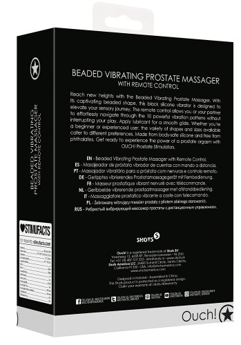 Beaded Vibrating Prostata Massager