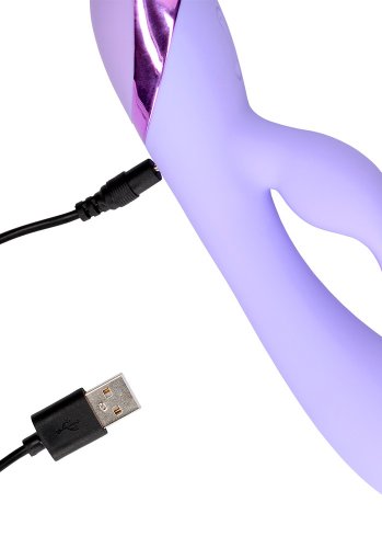 Loveline Smooth Rabbit Vibrator, Purple