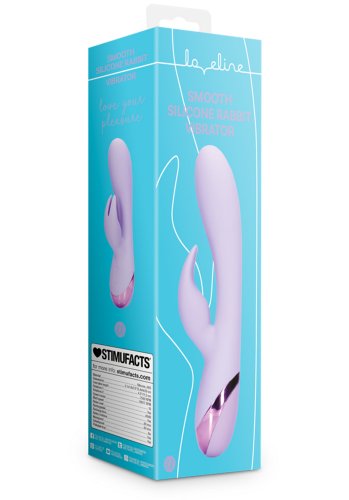 Loveline Smooth Rabbit Vibrator, Purple