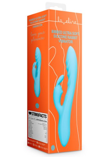 Loveline Ribbed Ultra Soft Rabbit Vibrator