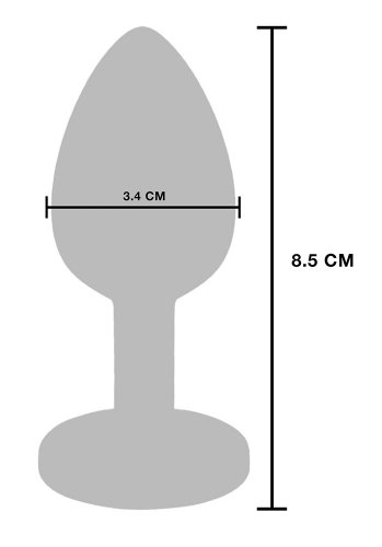 The Glider Vibrating Buttplug, Medium