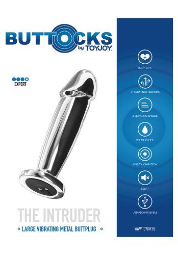 The Intruder Vibrating Buttplug, Large