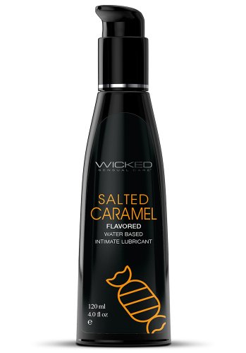 Wicked Aqua Salted Caramel Flavored Lubricant 120 ml