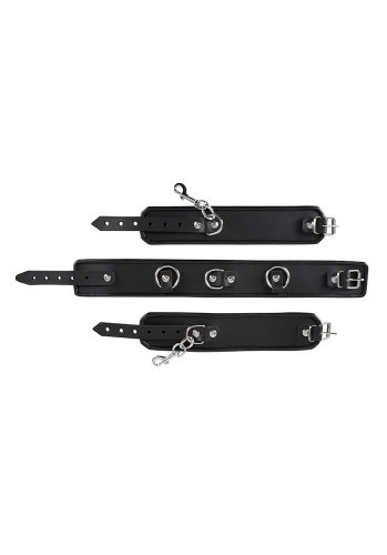 Zado Leather Collar and Handcuffs