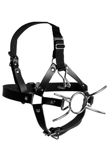 Xtreme! Head Harness with Spider Gag and Nose Hooks