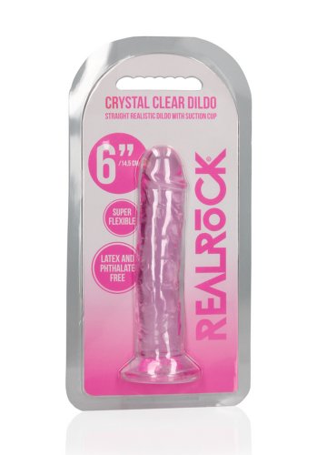 Crystal Clear Dildo 14,5 cm, Pink