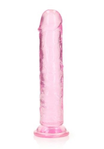 Crystal Clear dildo 18 cm, Pink
