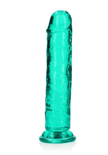 Crystal Clear dildo 20 cm, Turkos